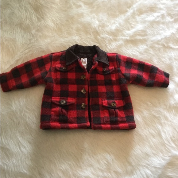 baby flannel jacket